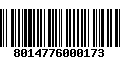 Código de Barras 8014776000173