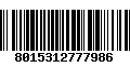 Código de Barras 8015312777986