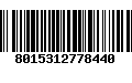 Código de Barras 8015312778440