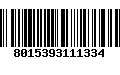 Código de Barras 8015393111334