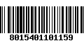 Código de Barras 8015401101159