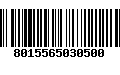 Código de Barras 8015565030500