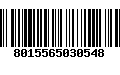 Código de Barras 8015565030548