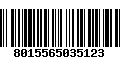 Código de Barras 8015565035123