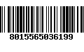 Código de Barras 8015565036199