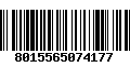 Código de Barras 8015565074177