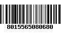 Código de Barras 8015565080680