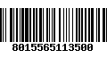 Código de Barras 8015565113500