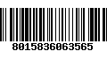Código de Barras 8015836063565