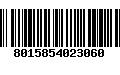 Código de Barras 8015854023060