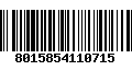 Código de Barras 8015854110715