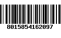Código de Barras 8015854162097