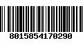 Código de Barras 8015854170290