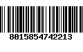 Código de Barras 8015854742213