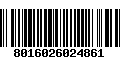 Código de Barras 8016026024861