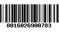 Código de Barras 8016026900783