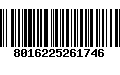 Código de Barras 8016225261746