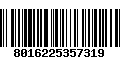 Código de Barras 8016225357319