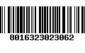 Código de Barras 8016323023062