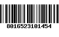 Código de Barras 8016523101454