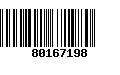 Código de Barras 80167198