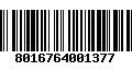 Código de Barras 8016764001377