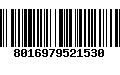 Código de Barras 8016979521530