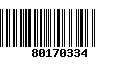 Código de Barras 80170334