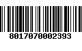 Código de Barras 8017070002393