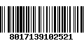 Código de Barras 8017139102521