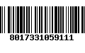 Código de Barras 8017331059111