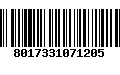 Código de Barras 8017331071205