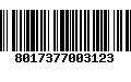 Código de Barras 8017377003123