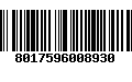 Código de Barras 8017596008930