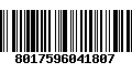 Código de Barras 8017596041807