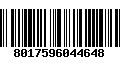 Código de Barras 8017596044648