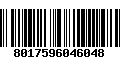 Código de Barras 8017596046048