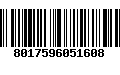 Código de Barras 8017596051608