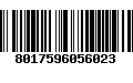 Código de Barras 8017596056023