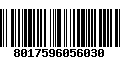 Código de Barras 8017596056030