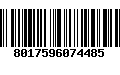 Código de Barras 8017596074485