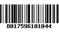 Código de Barras 8017596101044