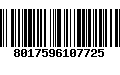 Código de Barras 8017596107725