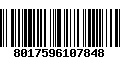 Código de Barras 8017596107848