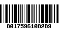 Código de Barras 8017596108289