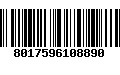 Código de Barras 8017596108890