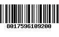 Código de Barras 8017596109200