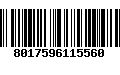 Código de Barras 8017596115560