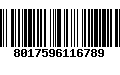 Código de Barras 8017596116789