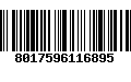Código de Barras 8017596116895
